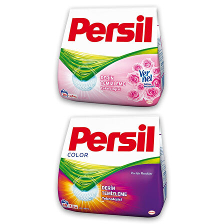 Persil Gülün Büyüsü 1500 gr ve Color Expert 1500 gr 2 li Set