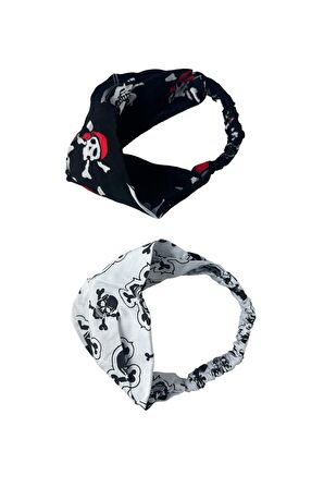 Bandana Paraşüt Model Lastikli 2li Kurukafa Set