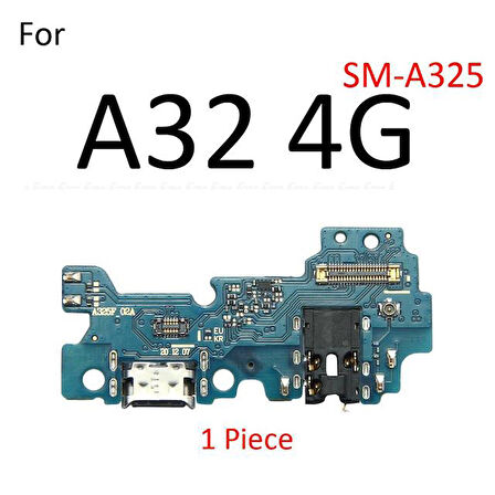 Tkgz Samsung Galaxy A32 (A32 4G) FULL ORJ Şarj Soketi Kulaklık Soketi