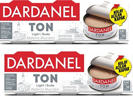 Dardanel Light Ton Balığı 3x75 G 2 Adet
