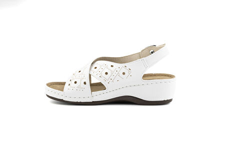 BioStep Daily 1819 – Günlük Ortopedik Vegan Deri  Kadın Sandalet