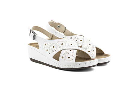 BioStep Daily 1819 – Günlük Ortopedik Vegan Deri  Kadın Sandalet