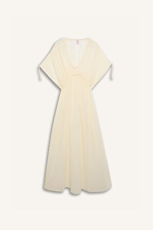 DeFacto Regular Fit Pamuklu Plaj Elbisesi-Fall in Love B7516AX24SMER103