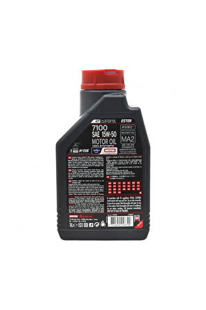 7100 15w-50 %100 Sentetik Motosiklet Yağı (1 LT.)
