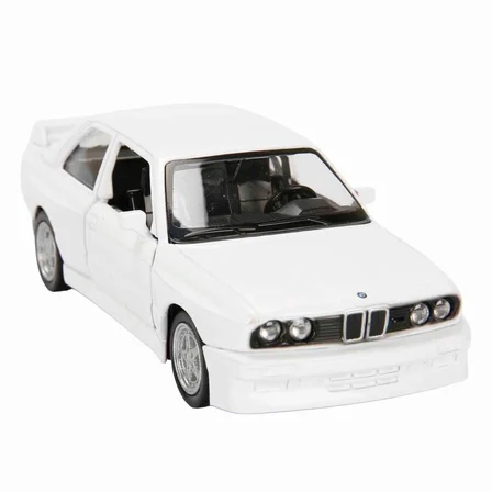 1:32 RMZ City Alman Klasikleri Serisi Die Cast Çek Bırak Model Araba - Beyaz Bmw M3 Beyaz