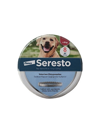 SERESTO Tasma 70cm>8 Kg Orta-Büyük Köpek için