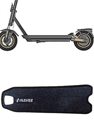 Elektrikli Scooter Aksesuar Koruyucu Paspas Navee GT3 Uyumlu Siyah Kenar Overlok