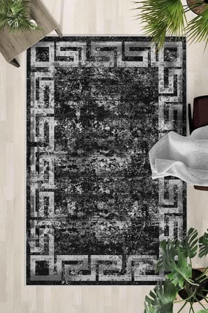Kaymaz Taban Yıkanabilir Halı – Mutfak, Salon, Yatak Odası için Modern Dijital Baskı Halı (SLNHAL105