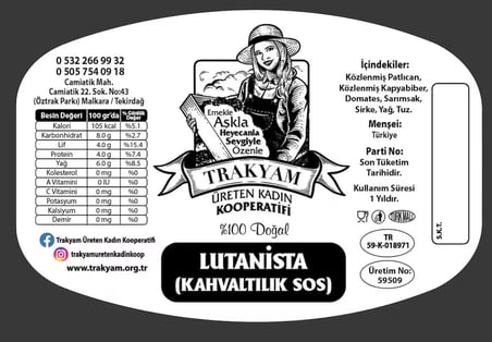  lutani̇sta (kahvaltilik sos)