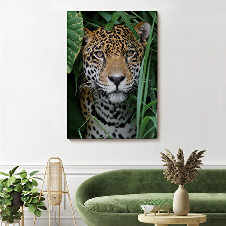 Leopar Dekoratif Kanvas Tablo-5960