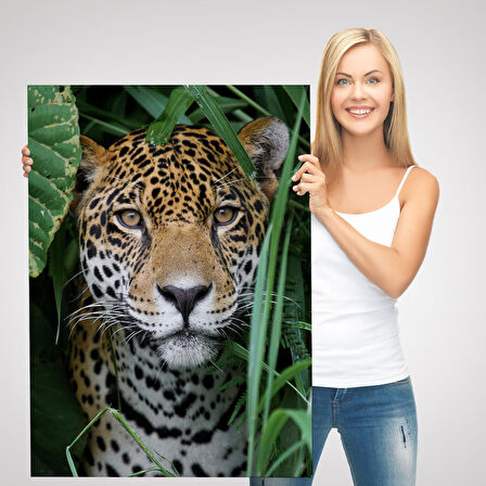 Leopar Dekoratif Kanvas Tablo-5960