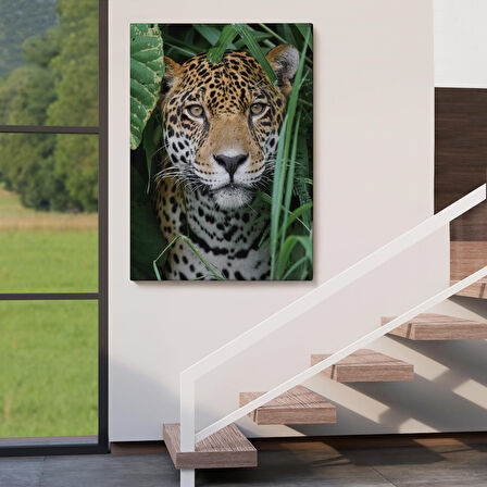 Leopar Dekoratif Kanvas Tablo-5960