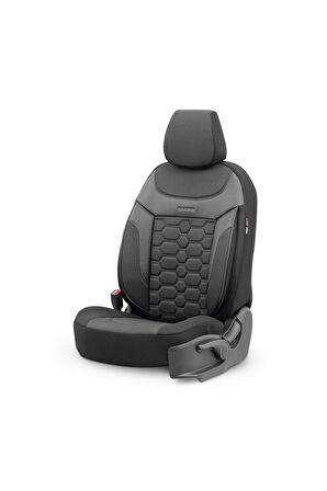 Carbon Design Universal Seat Cover Black-smoked