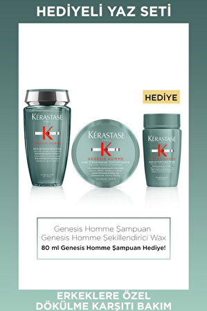 Kerastase Genesis Homme Güçlendirici Şekillendirici Erkek Bakım Seti 2