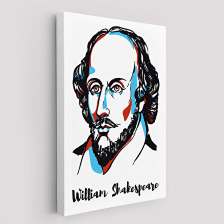 William Shakespeare Dekoratif Kanvas Tablo-5968