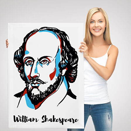 William Shakespeare Dekoratif Kanvas Tablo-5968