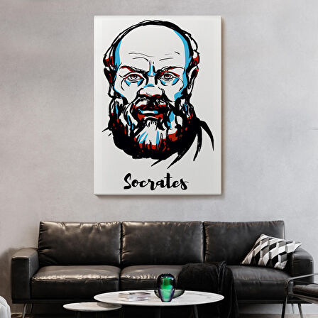 Socrates Dekoratif Kanvas Tablo-5969