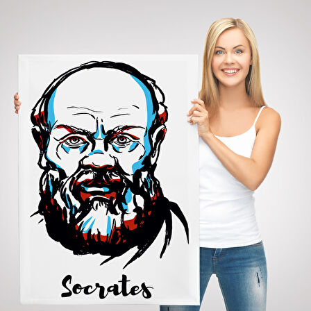 Socrates Dekoratif Kanvas Tablo-5969