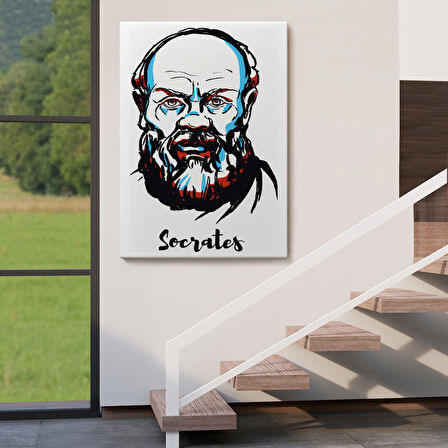 Socrates Dekoratif Kanvas Tablo-5969