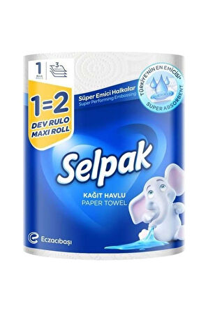 Selpak Dev Rulo Havlu 3 Katlı x 6 Adet