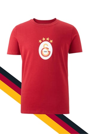 GALATASARAY ORİJİNAL LİSANSLI GRİ T-SHİRT, HEDİYELİ KIRMIZI T-SHİRT