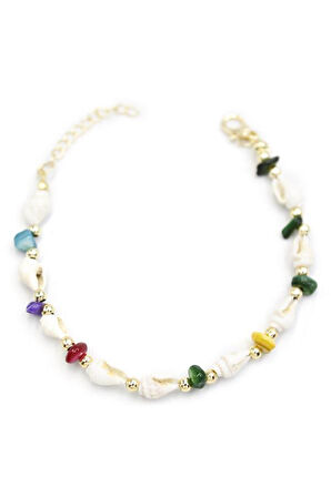 Deniz Kabuğu Bileklik - ÇOK RENKLİ