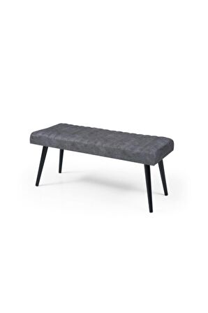 Mutfak Bank Bench Oturma Markiz 95cm Gri/antrasit Kumaş