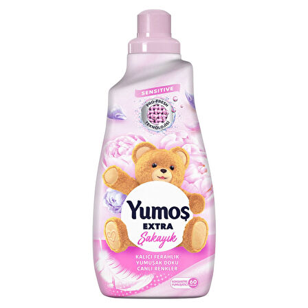 Yumoş Extra Kons.Yumuşatıcı 1440 ml Hanımeli - Yabani Orkide - Şakayık 3 lü