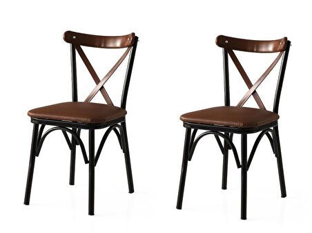 Bahar Mutfak Bahçe Cafe Sandalyesi 2 li Set