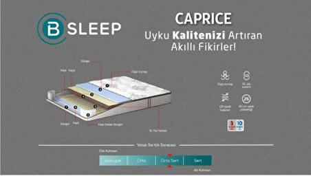 Bellona Caprice Full Ortopedik Çift Kişilik Yatak 200X200