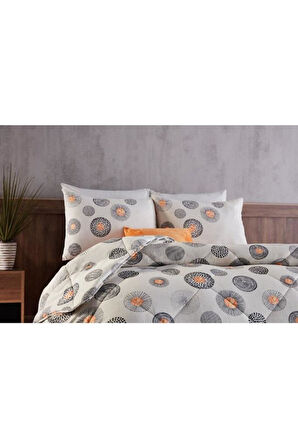 Doqu Home Polycotton Comforter Set Tek Kişilik Cosmos Gri