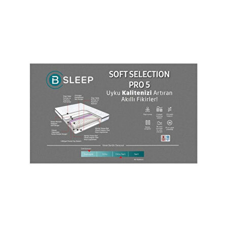 Bellona Soft Selection Pro 5 Yatak Tek Kişilik