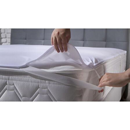 Doqu Home 150 x 200 Su Geçirmez Alez Beyaz