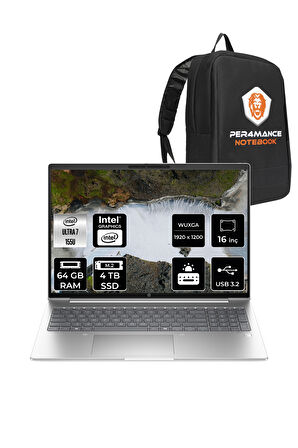 HP ProBook 460 İntel Core Ultra 7 155U 64GB 4TB SSD 16'' WUXGA FDOS A23BCEA & PER4 ÇANTA