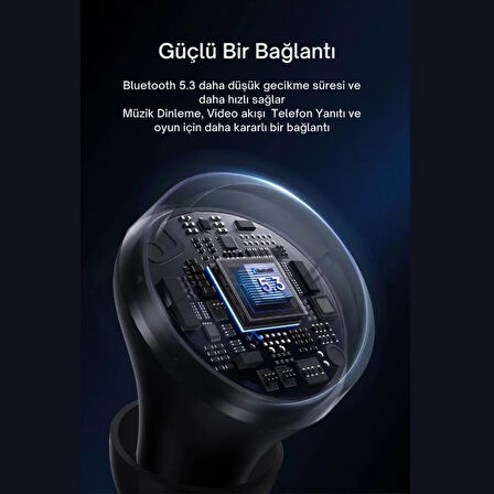 Baseus Kristal Ses Kaliteli BT5.3V Mikrofonlu Bluetooth Kulaklık, Çevresel Gürültü Engelleyici Kulaklık