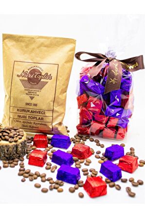 Nuri Toplar Bayram Paketi 500 Gram Kahve ve 500 Gram Gerçek Çikolata