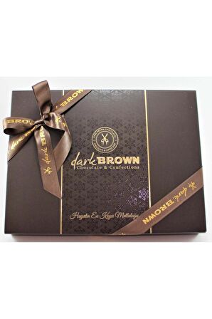 Dark Brown 84 Adet Sargılı Madlen Çikolata Bitter ve Sütlü El Yapımı Gerçek Çikolata