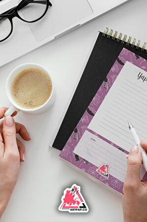 Yapılacaklar Listesi Planlayıcı | To Do List Planner, Günlük Hedef, Aylık Defter | A5 50Syf 