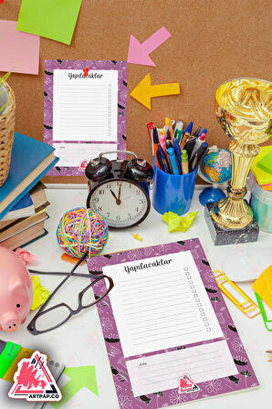 Yapılacaklar Listesi Planlayıcı | To Do List Planner, Günlük Hedef, Aylık Defter | A5 50Syf 