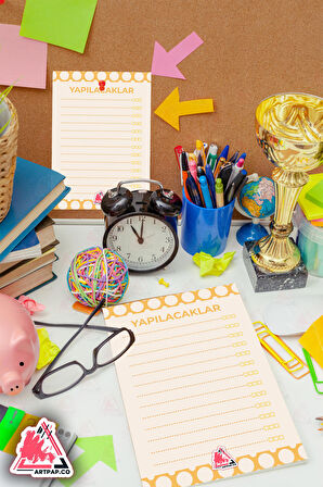 Yapılacaklar Listesi Planlayıcı | To Do List Planner, Günlük Hedef, Aylık Defter | A5 50Syf 