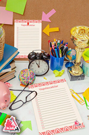 Yapılacaklar Listesi Planlayıcı | To Do List Planner, Günlük Hedef, Aylık Defter | A5 50Syf 