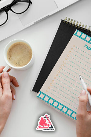 Yapılacaklar Listesi Planlayıcı | To Do List Planner, Günlük Hedef, Aylık Defter | A5 50Syf 