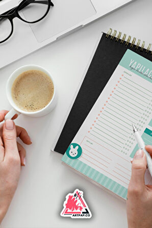 Yapılacaklar Listesi Planlayıcı | To Do List Planner, Günlük Hedef, Aylık Defter | A5 50Syf 