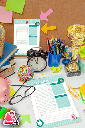 Yapılacaklar Listesi Planlayıcı | To Do List Planner, Günlük Hedef, Aylık Defter | A5 50Syf 