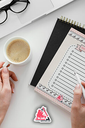 Yapılacaklar Listesi Planlayıcı | To Do List Planner, Günlük Hedef, Aylık Defter | A5 50Syf 