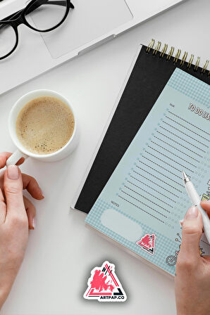Daily To Do List Planner | Daily Goals, Haftalık Ajanda, Aylık Defter | A5 50Syf 15*21cm