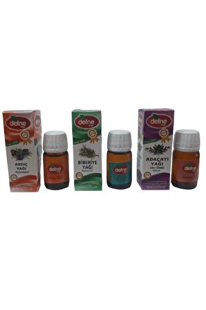 Ardıç + Biberiye + Ada Çayı Yağı 3 X 20 Ml Bitkisel Yağ