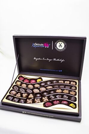 Dark Brown Hediye Çikolata 48 Adet Spesiyel Türüf Çikolata Katkısız Çikolata