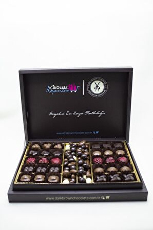 Dark Brown Hediye Çikolata 30 Adet Spesiyel Türüf Çikolata Katkısız Çikolata