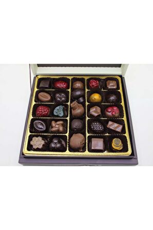 Dark Brown Hediye Çikolatası 25 Adet Spesiyel Türüf Çikolata Katkısız Çikolata